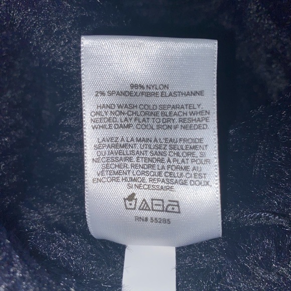 Women’s Express Black Fuzzy Sweater with Front Knot/Bow - Size M - Picture 5 of 6